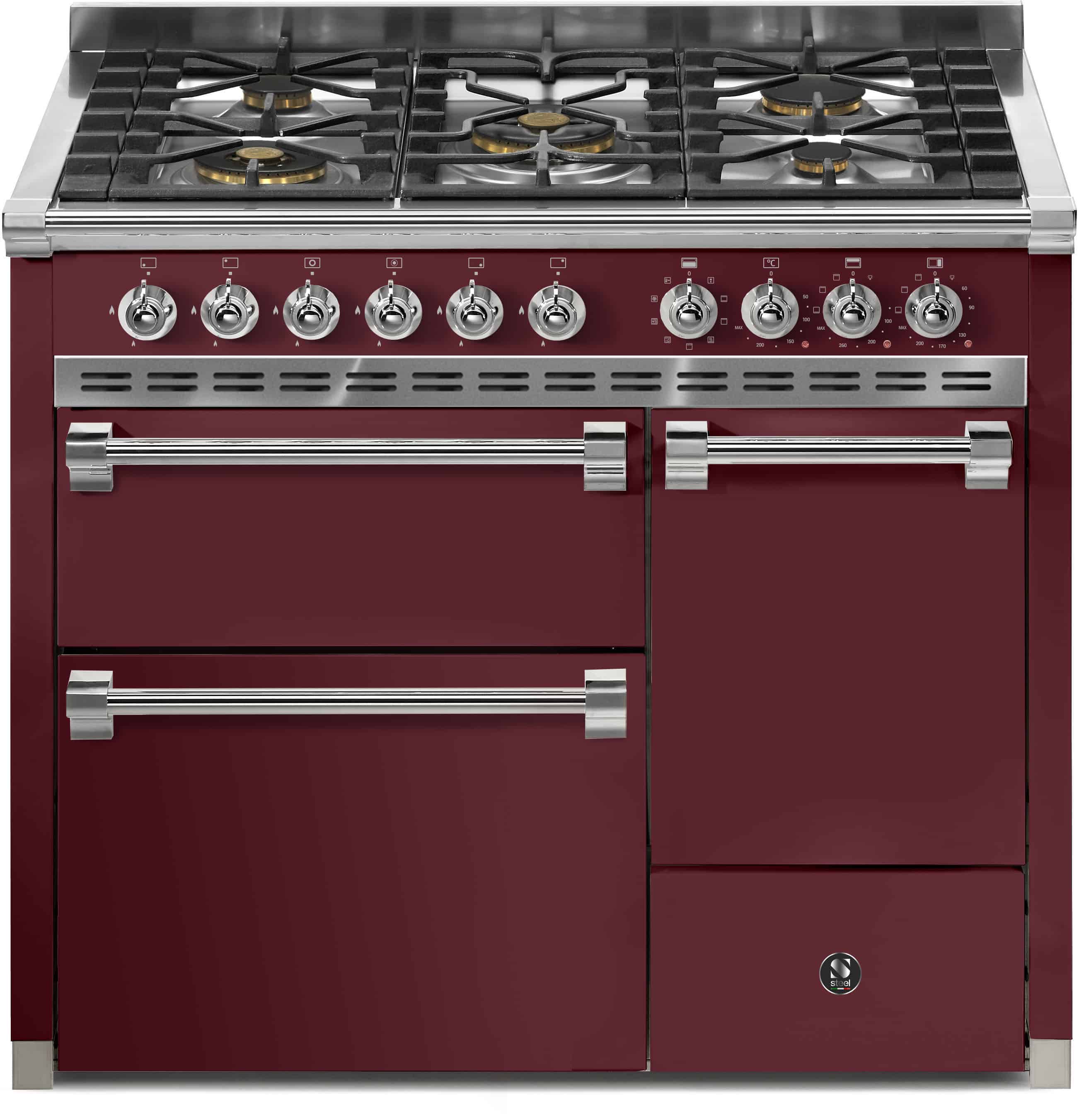 Piano de cuisson Steel ASCOT 100/3 SOLID DOOR – Image 4