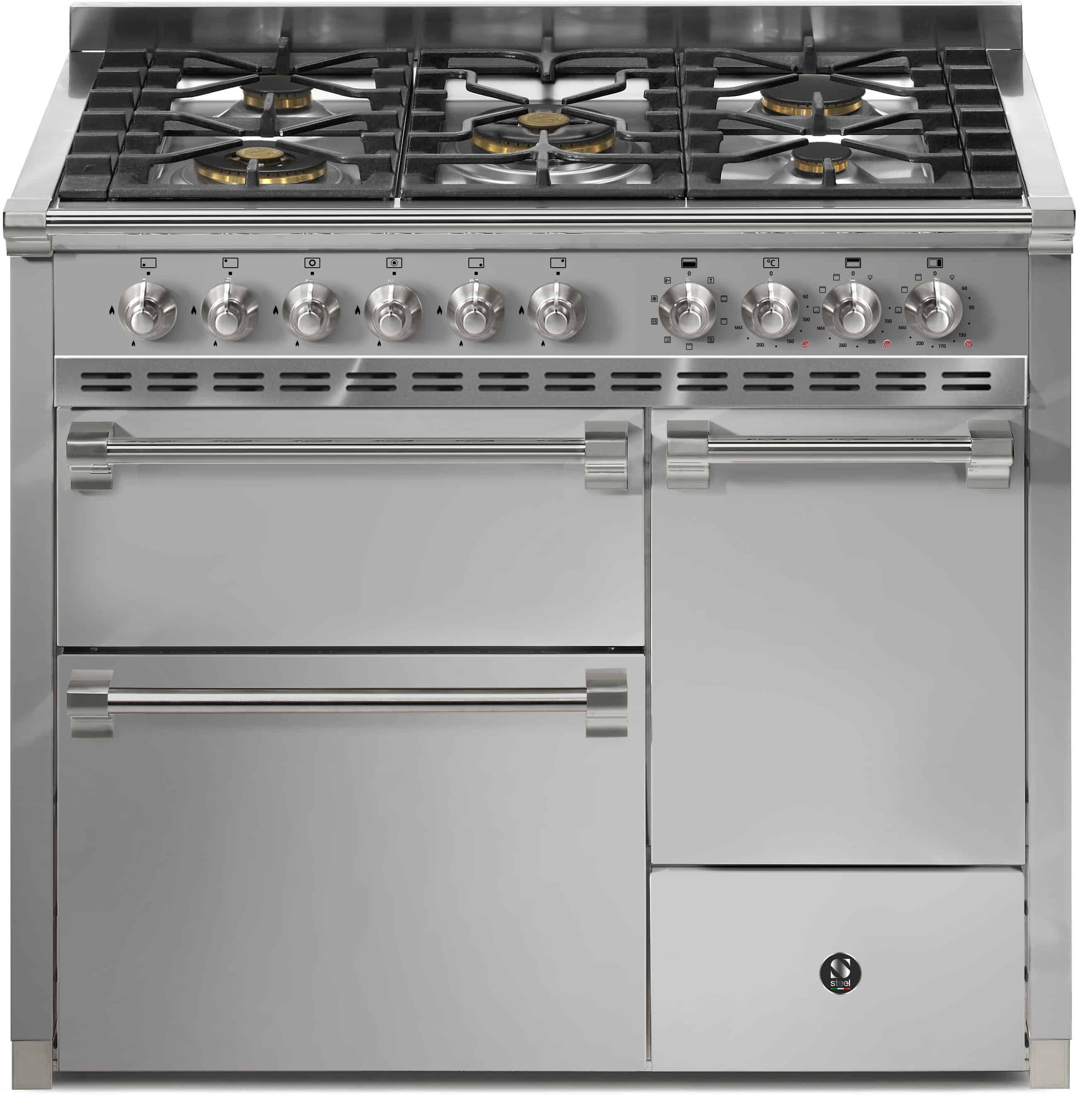 Piano de cuisson Steel ASCOT 100/3 SOLID DOOR – Image 7