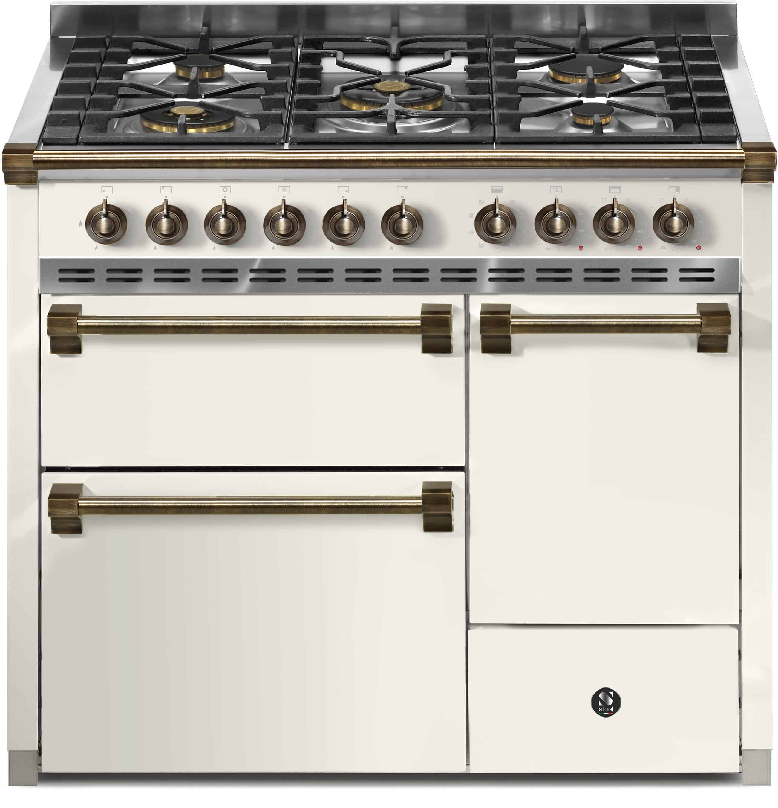 Piano de cuisson Steel ASCOT 100/3 SOLID DOOR – Image 9