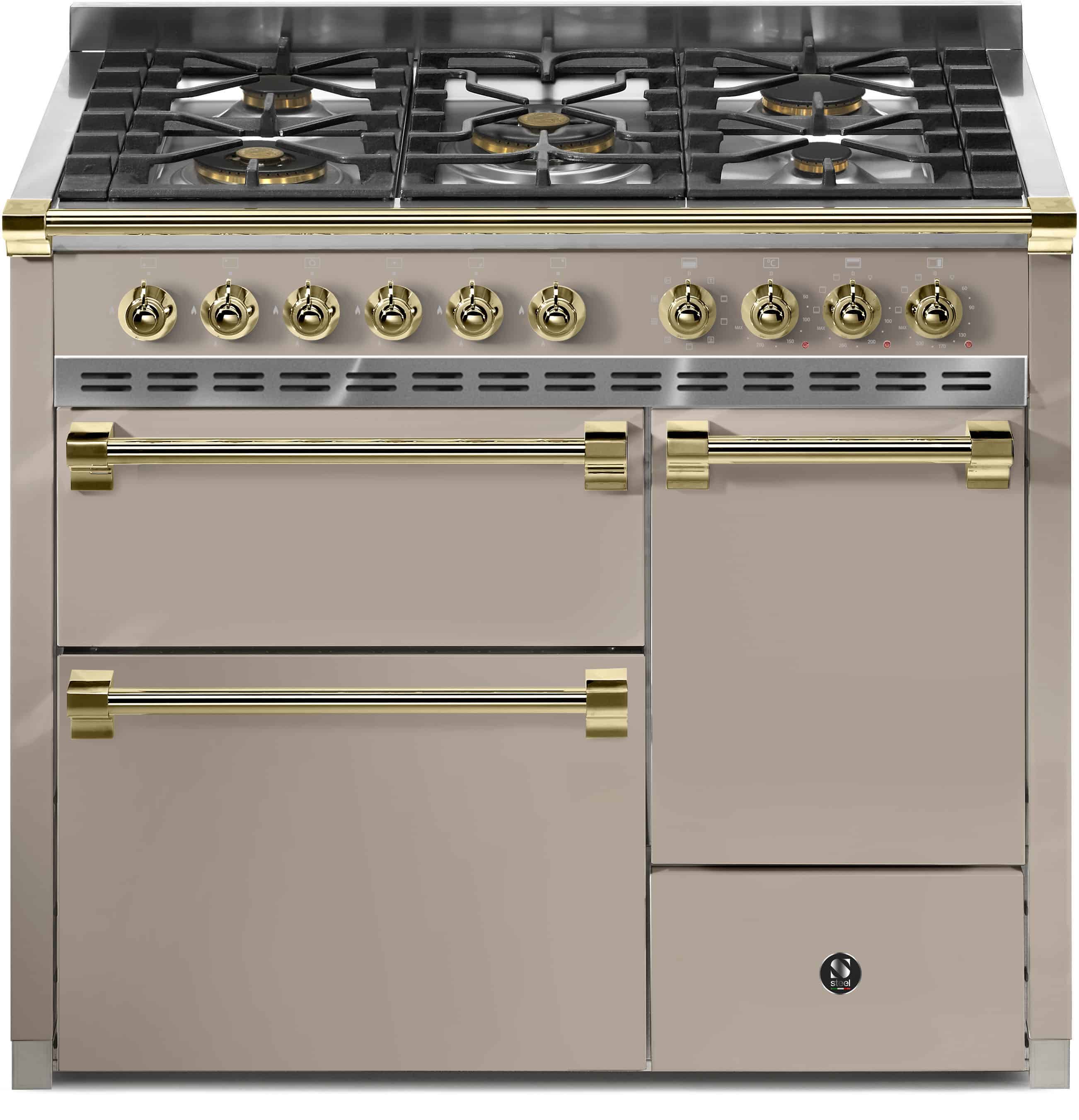Piano de cuisson Steel ASCOT 100/3 SOLID DOOR