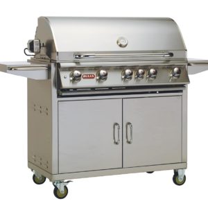 Brahma BBQ Bull sur chariot