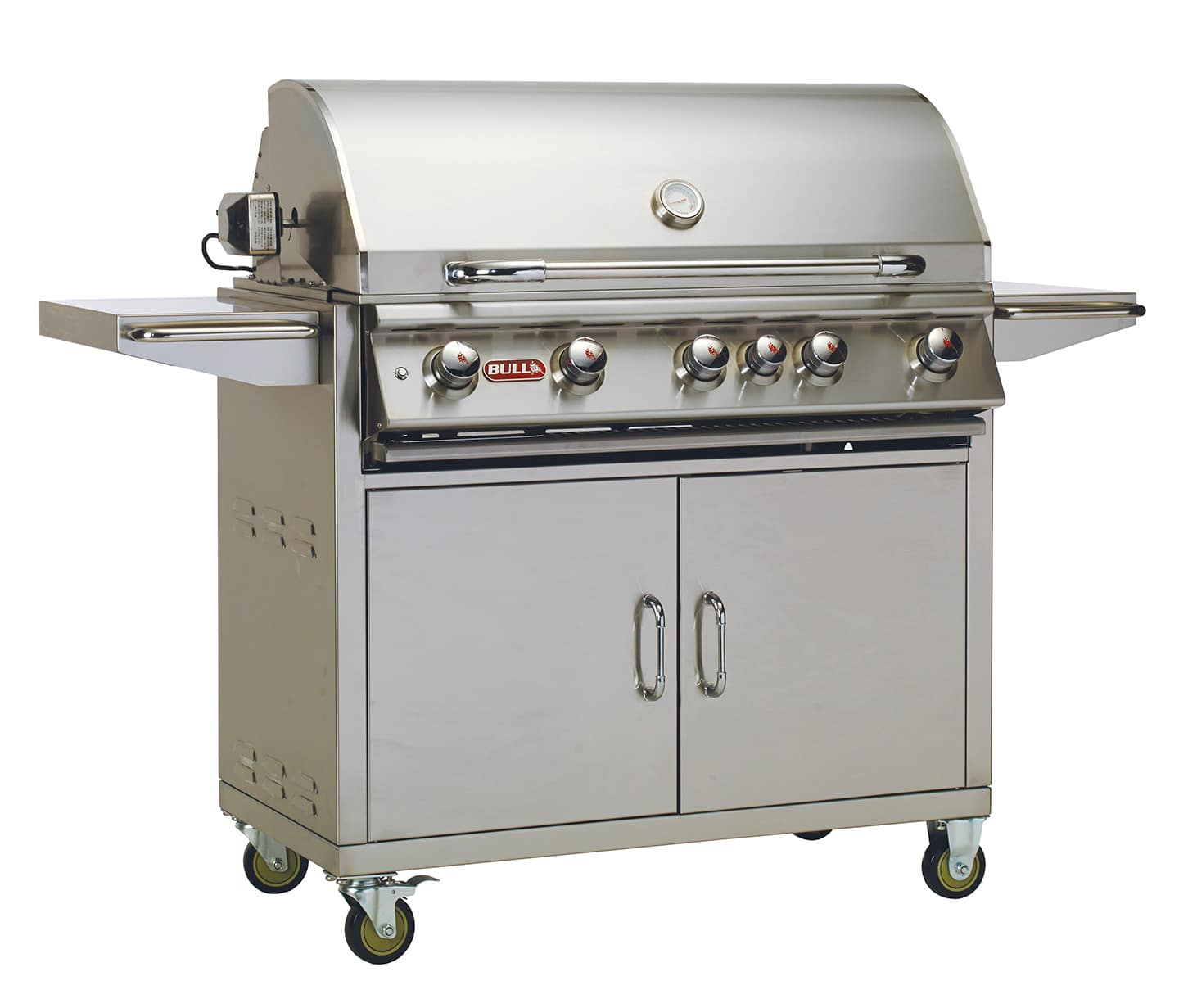 Brahma BBQ Bull sur chariot