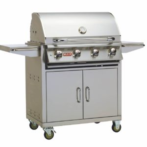 Lonestar BBQ Bull sur chariot