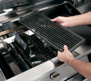 Grille en fonte BBQ Steel