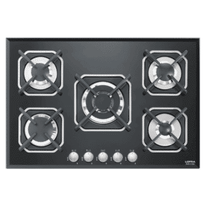 Table gaz verre noir SIRIO 75 Lofra