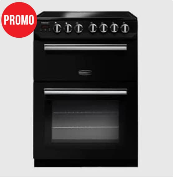 CUISINIÈRE RANGEMASTER 60CM RADIANT 2 FOURS NOIR