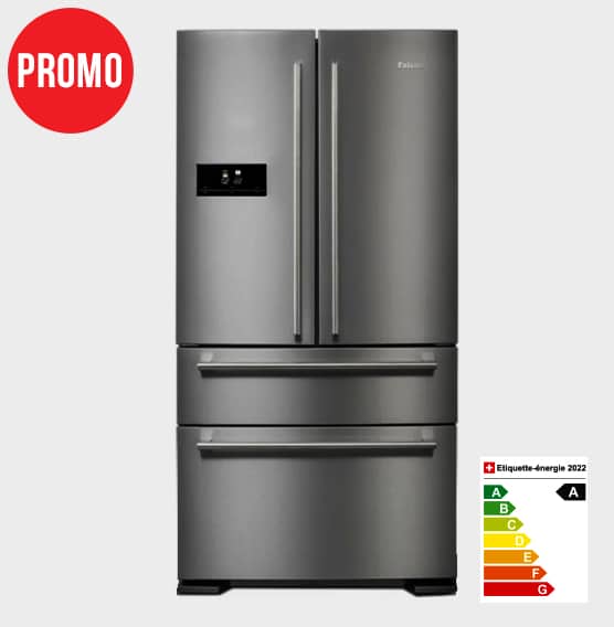 RÉFRIGÉRATEUR FALCON DARK INOX (2 PORTES – 2 TIROIRS)